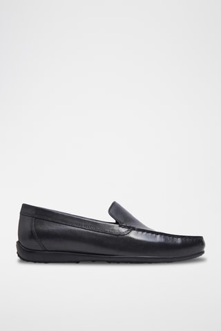 Mocassins en cuir Ascanio - Bleu marine