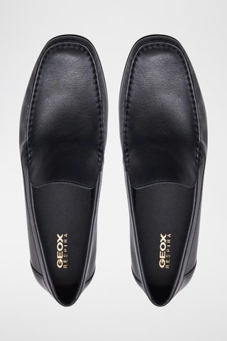 Mocassins en cuir Ascanio - Bleu marine