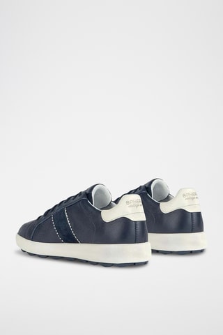 Baskets en cuir Spherica - Bleu marine