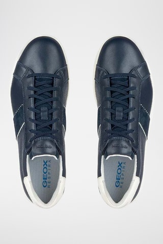 Baskets en cuir Spherica - Bleu marine