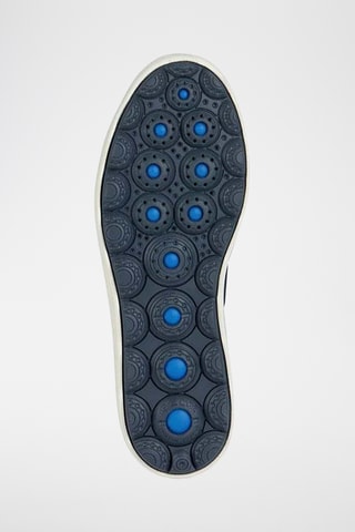 Baskets en cuir Spherica - Bleu marine