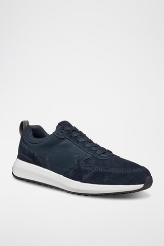 Baskets en cuir Volpiano - Bleu marine
