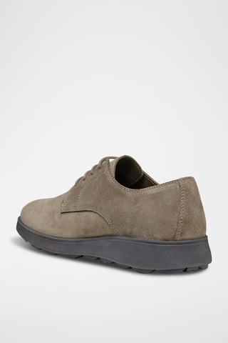 Derbys en cuir de veau nubuck Spherica - Gris