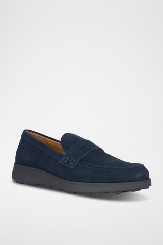 Mocassins en nubuck Spherica - Bleu marine