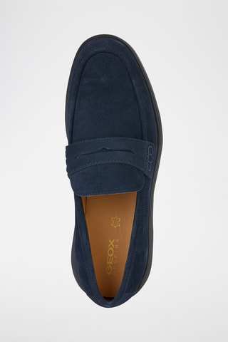 Mocassins en nubuck Spherica - Bleu marine