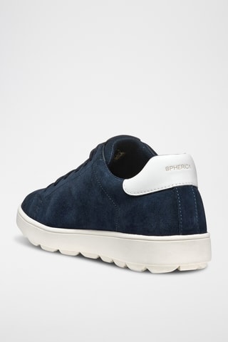 Baskets en cuir Spherica - Bleu marine