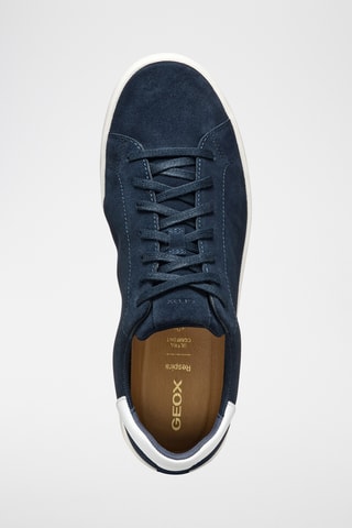 Baskets en cuir Spherica - Bleu marine