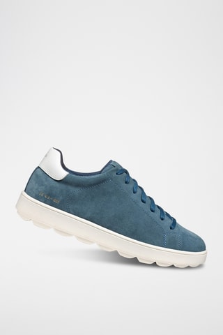 Baskets en cuir Spherica - Bleu cobalt