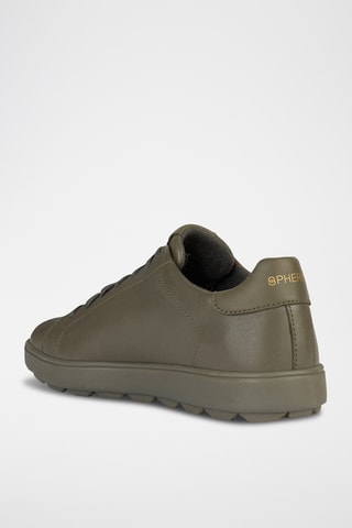 Baskets en cuir Spherica - Kaki