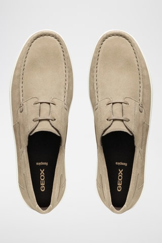 Chaussures bateau en nubuck Avola - Beige