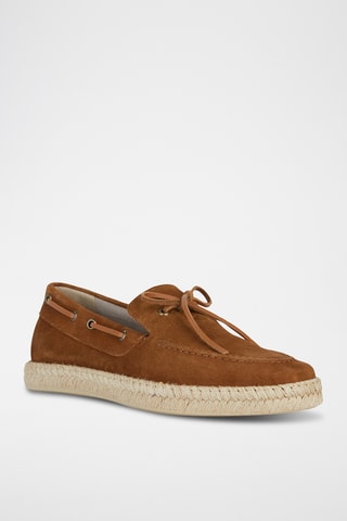 Mocassins en nubuck Ostuni - Marron foncé