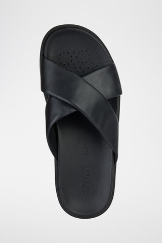 Mules en cuir nappa Spherica - Noir
