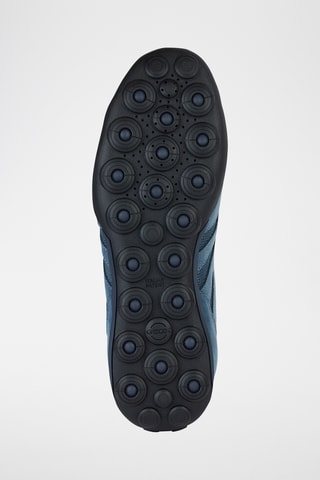 Baskets en nubuck Snake - Bleu cobalt