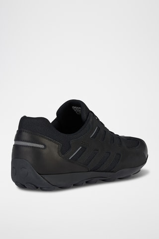 Baskets en nubuck Snake - Noir
