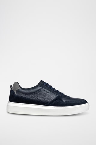 Baskets en cuir Deiven - Bleu marine