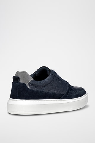 Baskets en cuir Deiven - Bleu marine