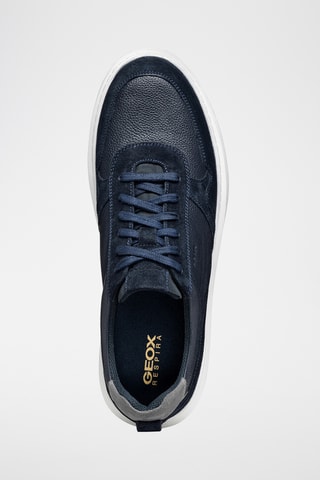 Baskets en cuir Deiven - Bleu marine