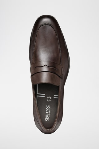 Mocassins en cuir Walk pleasure - Marron foncé