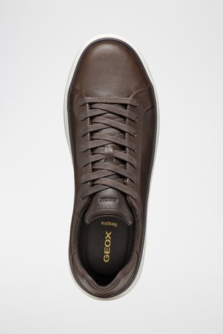 Baskets en cuir Zackerty - Marron foncé
