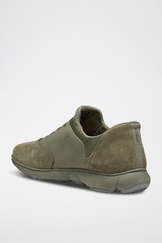 Baskets en nubuck Nebula - Vert d’eau