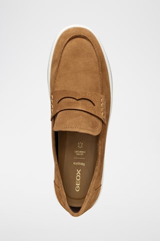 Mocassins en cuir de veau nubuck Spherica - Marron