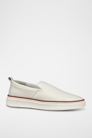 Slip-on en cuir Zackerty - Blanc