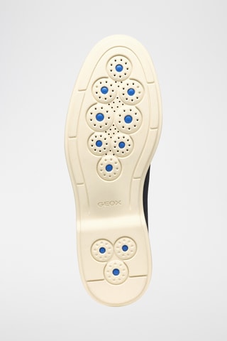 Mocassins en cuir de veau nubuck Spherica - Bleu marine