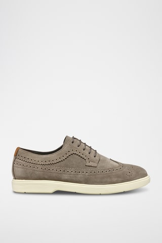 Derbys en cuir de veau Spherica - Gris