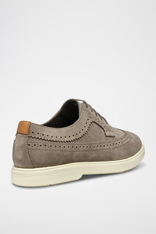 Derbys en cuir de veau Spherica - Gris