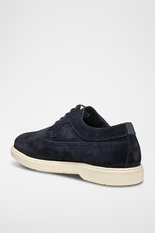 Derbys en cuir de veau Spherica - Bleu marine