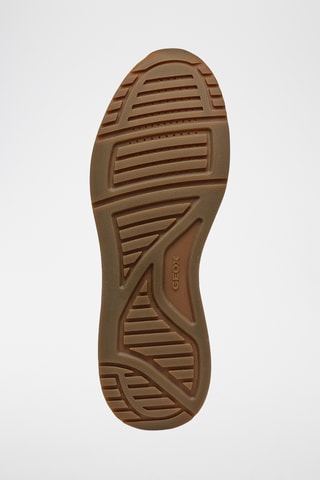 Baskets en cuir de veau nubuck Branthon - Kaki