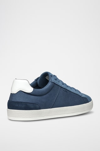 Baskets en cuir de veau nubuck Serifos - Ciel
