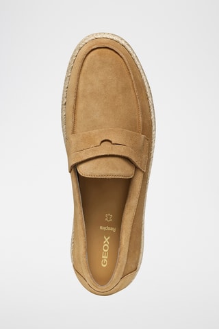 Espadrilles en cuir de veau nubuck Costunia - Marron