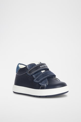 Baskets en cuir Biglia - Bleu marine