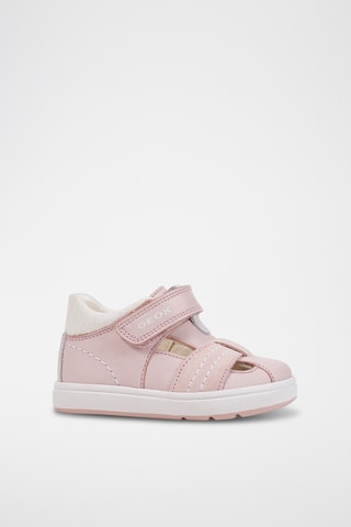 Sandales en cuir Biglia - Rose et blanc