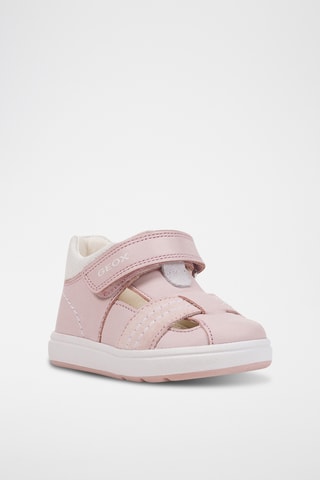 Sandales en cuir Biglia - Rose et blanc
