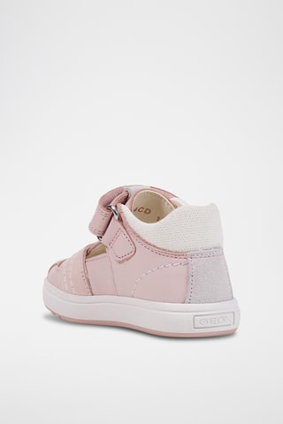 Sandales en cuir Biglia - Rose et blanc