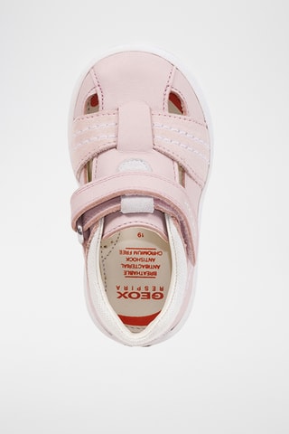 Sandales en cuir Biglia - Rose et blanc
