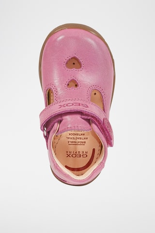 Babies en cuir nappa Macchia - Fuchsia