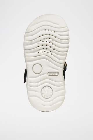 Sandales en cuir nappa Macchia - Bleu marine
