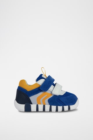 Baskets en cuir Iupidoo - Bleu roi