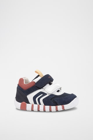 Baskets en cuir Iupidoo - Bleu marine