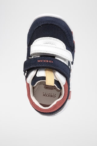 Baskets en cuir Iupidoo - Bleu marine