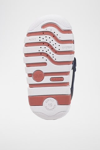 Baskets en cuir Iupidoo - Bleu marine