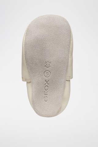 Chaussons en cuir nappa Gloviedoo - Ivoire