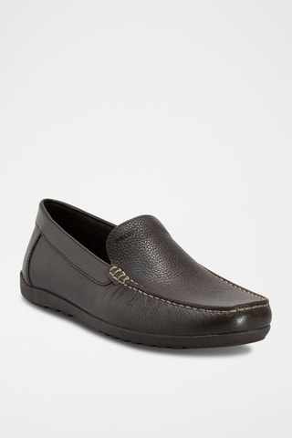 Mocassins en cuir Tivoli Marron foncé