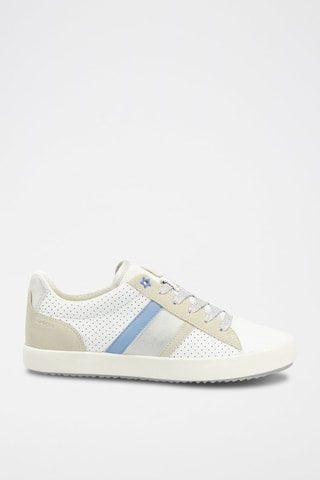 Baskets en cuir nappa Blomiee Blanc et écru