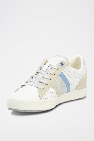 Baskets en cuir nappa Blomiee Blanc et écru