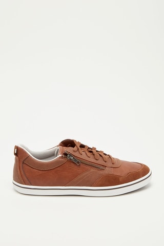 Baskets en cuir Elver Camel