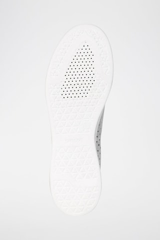 Baskets en cuir de chèvre Jaysen Gris clair et blanc